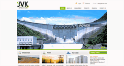Desktop Screenshot of jvkinfra.com